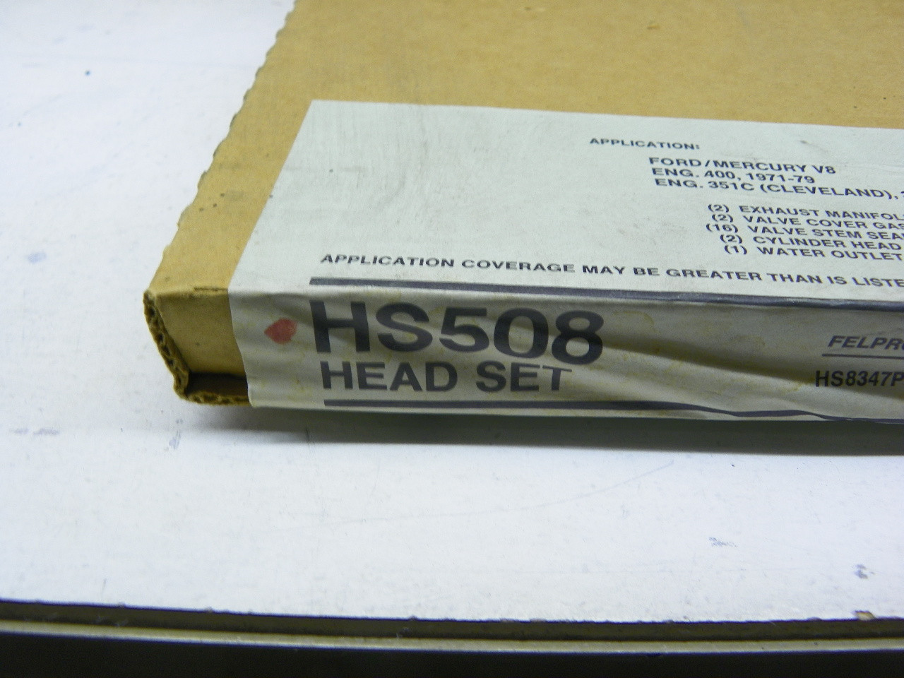 Victor HS3502 Head Set for 1970-1979 Ford Mercury 351C 400 351M V8 restoration. - Image 3