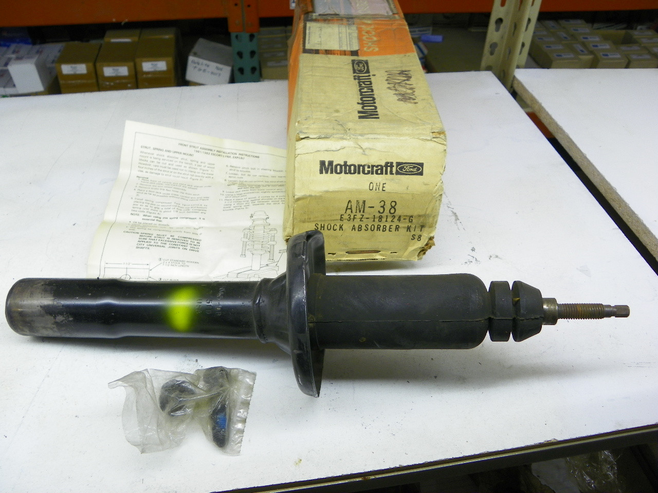 Motorcraft E3FZ-18124-G Shock Absorber Kit for vintage auto restoration - Image 1