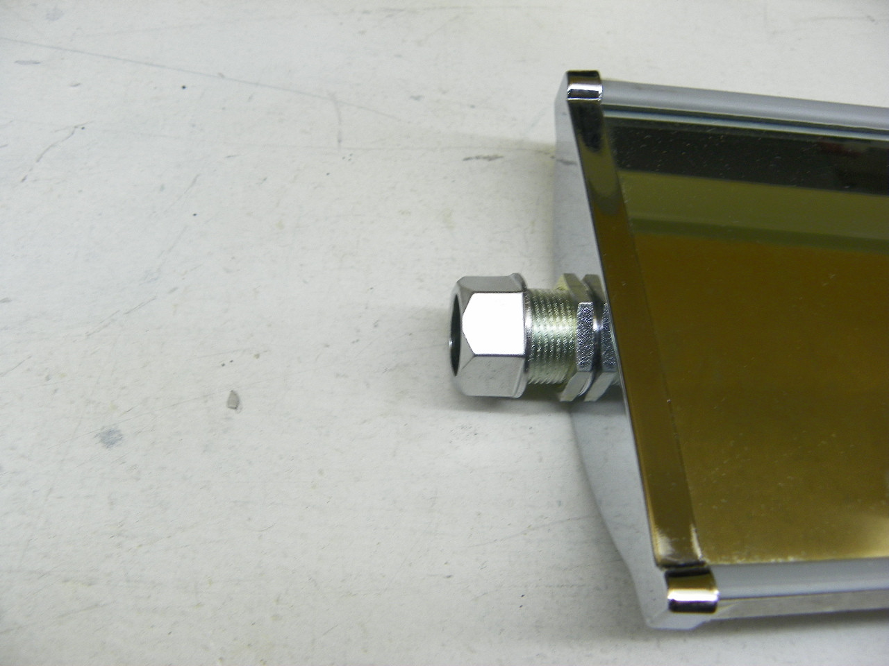 Dietz 63-60001 West Coast Truck Mirror Head with amber glass for vintage truck restoration. - Image 6