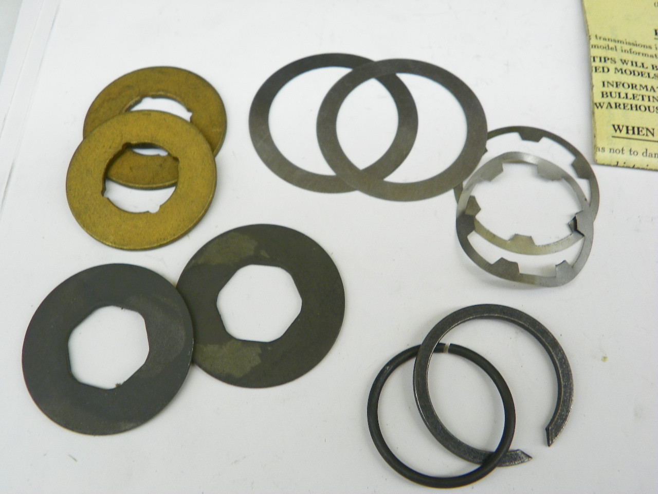 Dittmer PZ-612 Transmission Small Parts Kit for 1932-34 Plymouth Chrysler DeSoto Dodge restoration. - Image 3