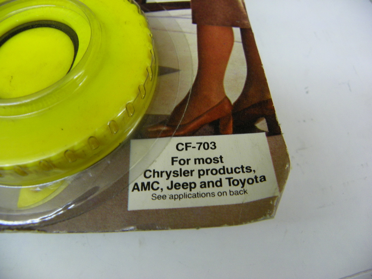 Clean-Fill CF-703 Unleaded Gas Cap for 1975-1981 Chrysler Dodge Plymouth AMC Jeep Toyota restoration. - Image 3