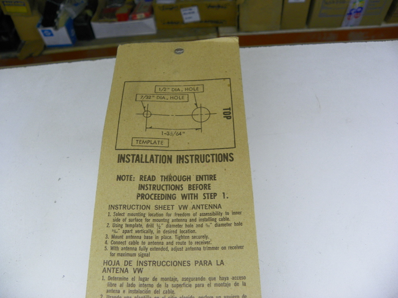 Merlin SP2601 Auto Antenna 3-Section Side Mount for universal classic car restoration. - Image 6