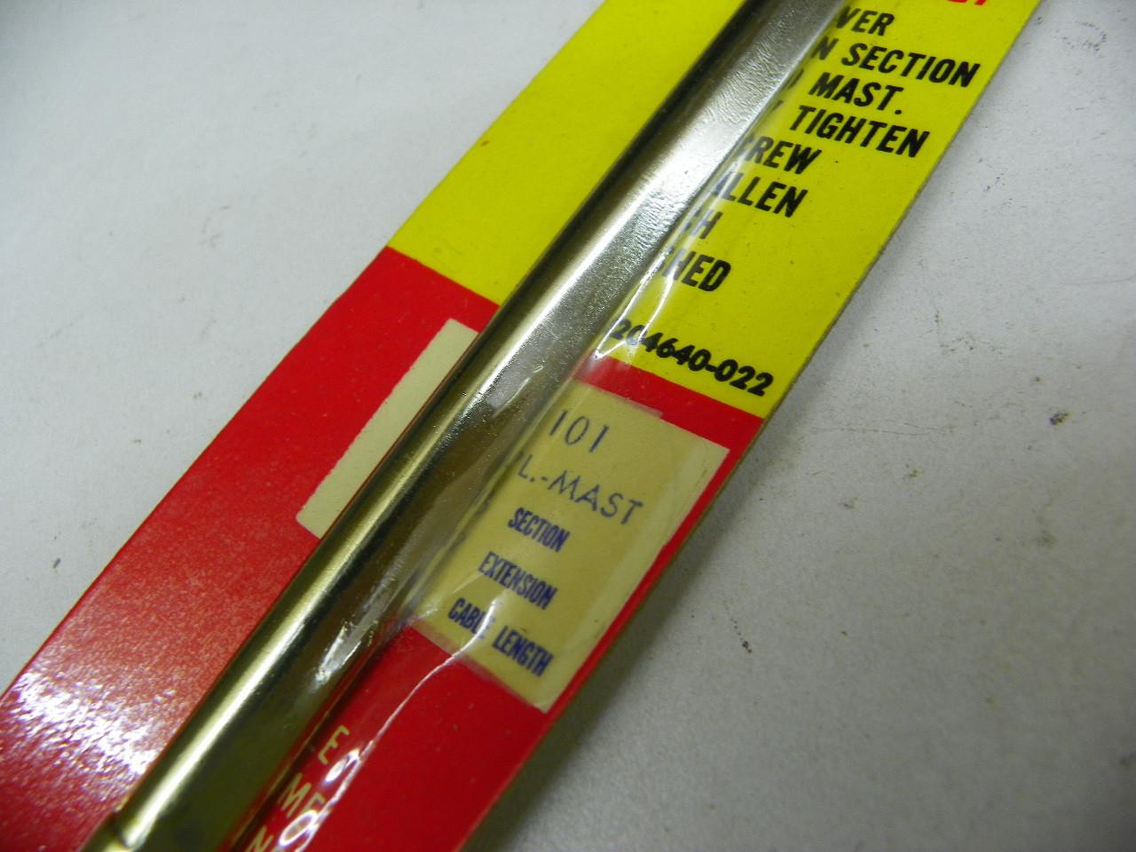 Merlin 101 Universal Auto Radio Antenna Mast for vintage car restoration. - Image 5