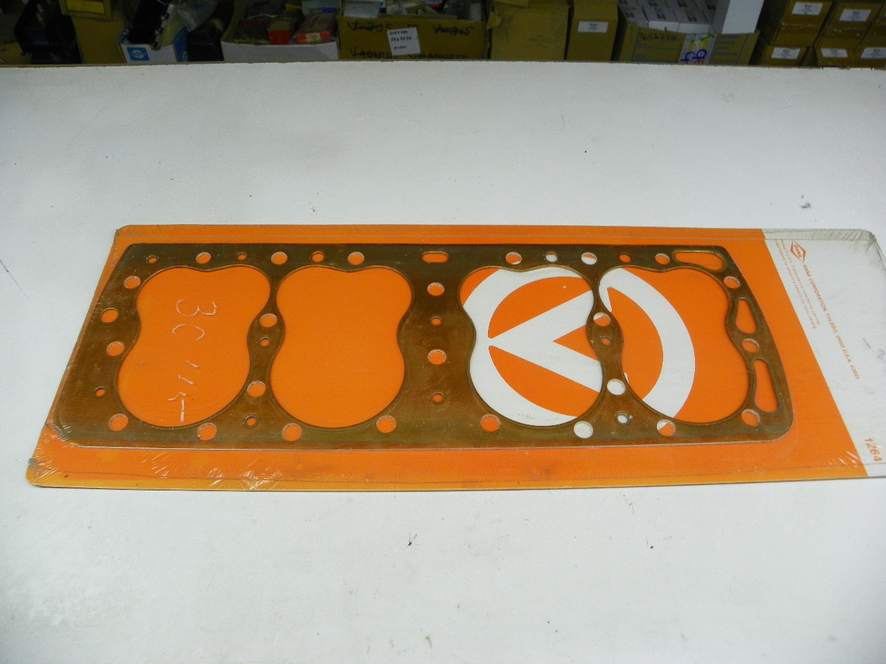 Victor 3045 Head Gasket Set for 1949-1953 Ford Mercury 239 255 V8 Flathead restoration. - Image 1