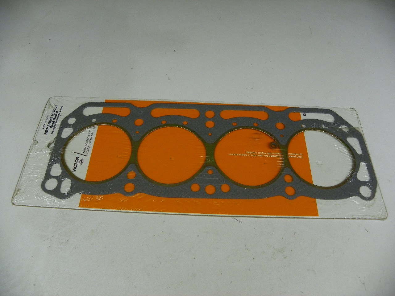 Victor 3602 Cylinder Head Gasket for 1971-1973 Datsun 810 A12 engine restoration. - Image 1
