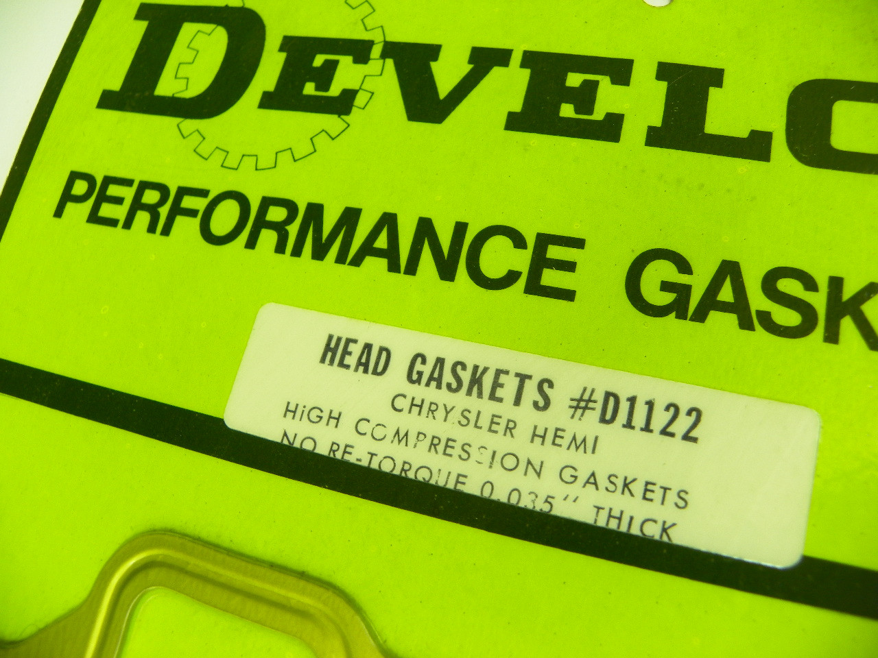 Develco D1122 Head Gasket NOS for vintage engine restoration. - Image 3