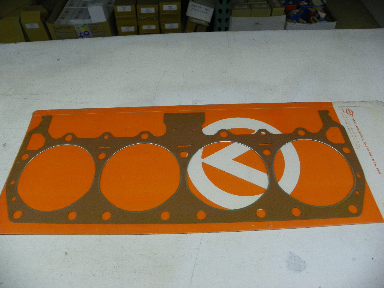 Victor 3464VC Head Gasket for 1958-1966 Chrysler Dodge Plymouth DeSoto 350 361 V8 restoration. - Image 1