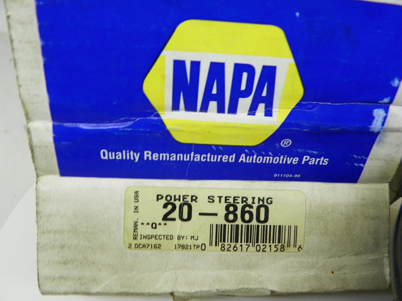 NAPA 20-860 Power Steering Pump NORS for Cadillac Escalade Fleetwood Eldorado, AM General Hummer, Jeep, Dodge Ram, Plymouth vans restoration. - Image 2