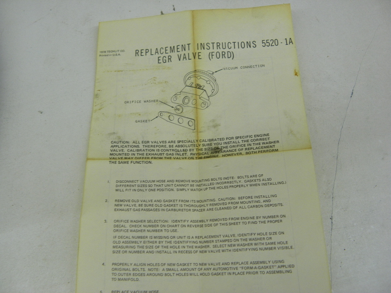 Borg Warner EC-801 EGR Valve for vintage auto restoration. - Image 4