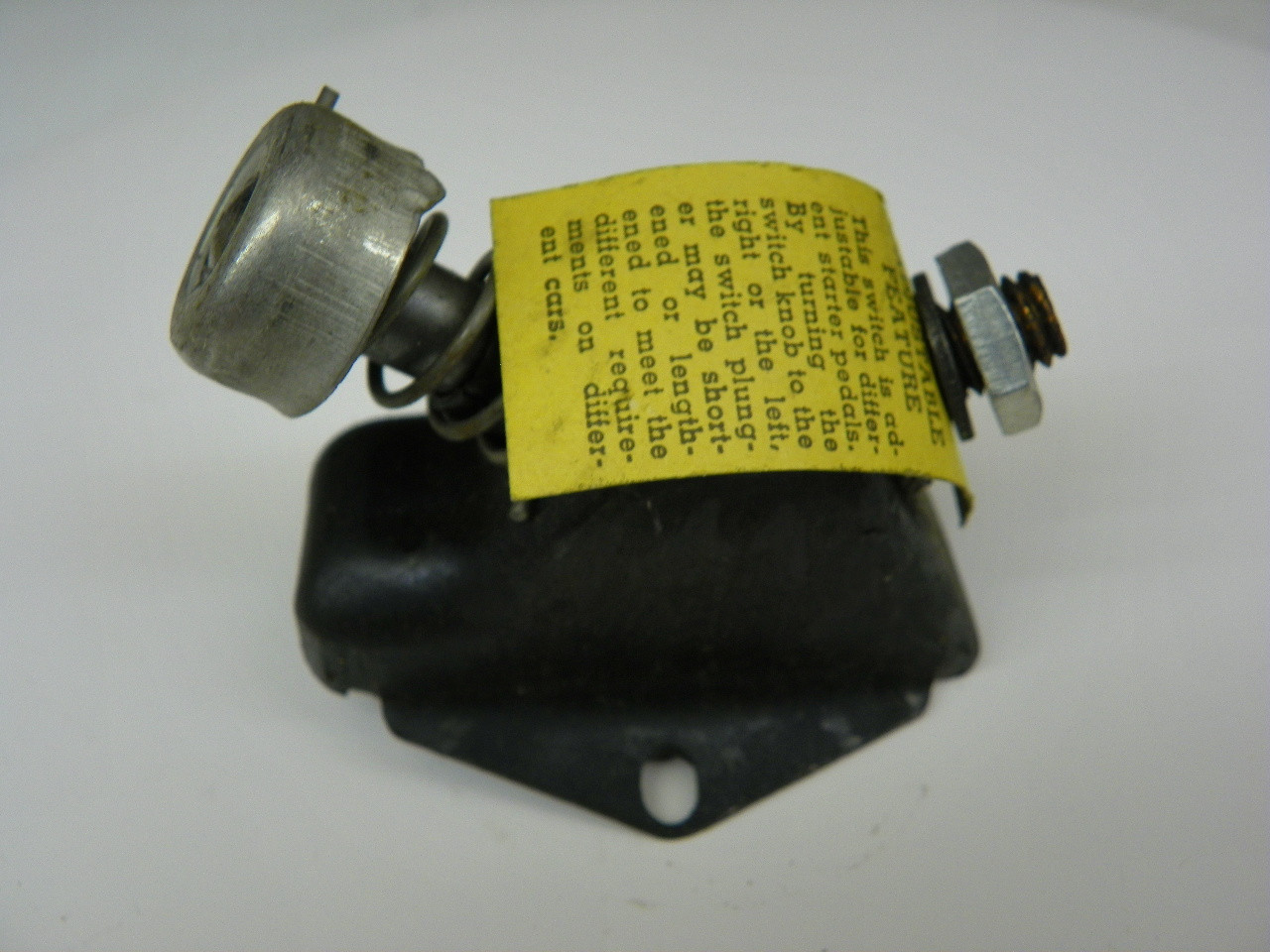 Vulcan SS-520 Starter Switch for 1950-1958 Dodge Fargo Truck restoration. - Image 4