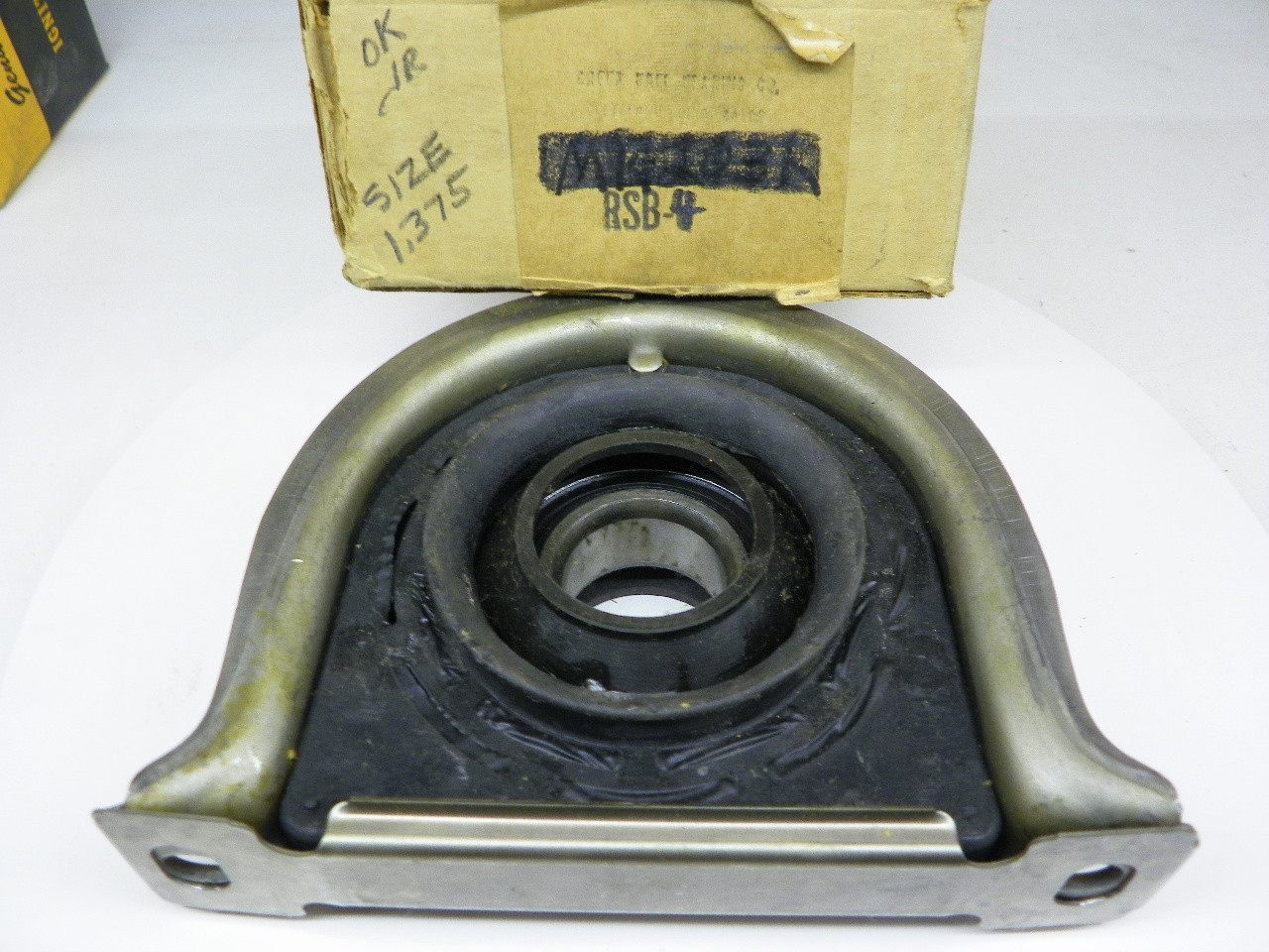 Green RSB-4 Driveshaft Carrier Bearing for 1956-1979 Checker Dodge Mack Trucks restoration. - Image 1
