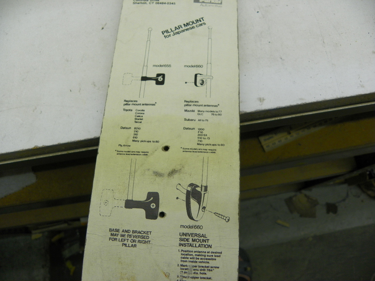 Roberk 660 Pillar Mount Antenna for Datsun 1200 F10 B210 Subaru All to 1979 restoration - Image 9