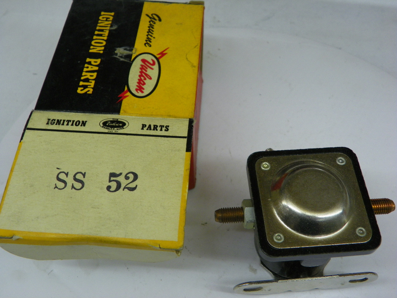 Vulcan SS-52 Starter Solenoid for 1951-1955 Ford Lincoln Mercury Thunderbird 6 Volt restoration. - Image 1