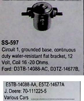 Standard SS-597 Starter Solenoid for vintage auto restoration. - Image 2