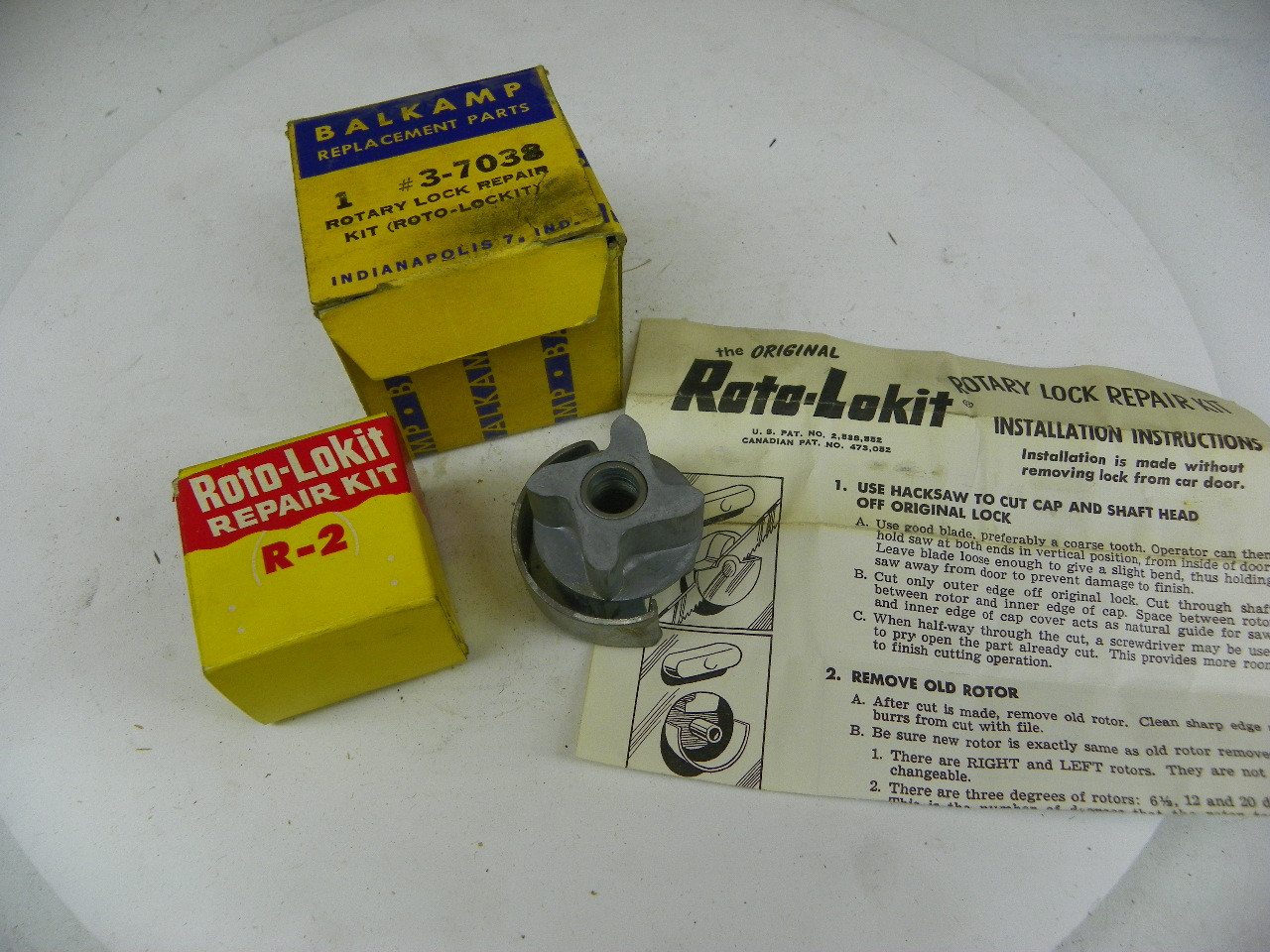 Balkamp 3-7038 Rotary Lock Repair Kit for vintage auto restoration - Image 1