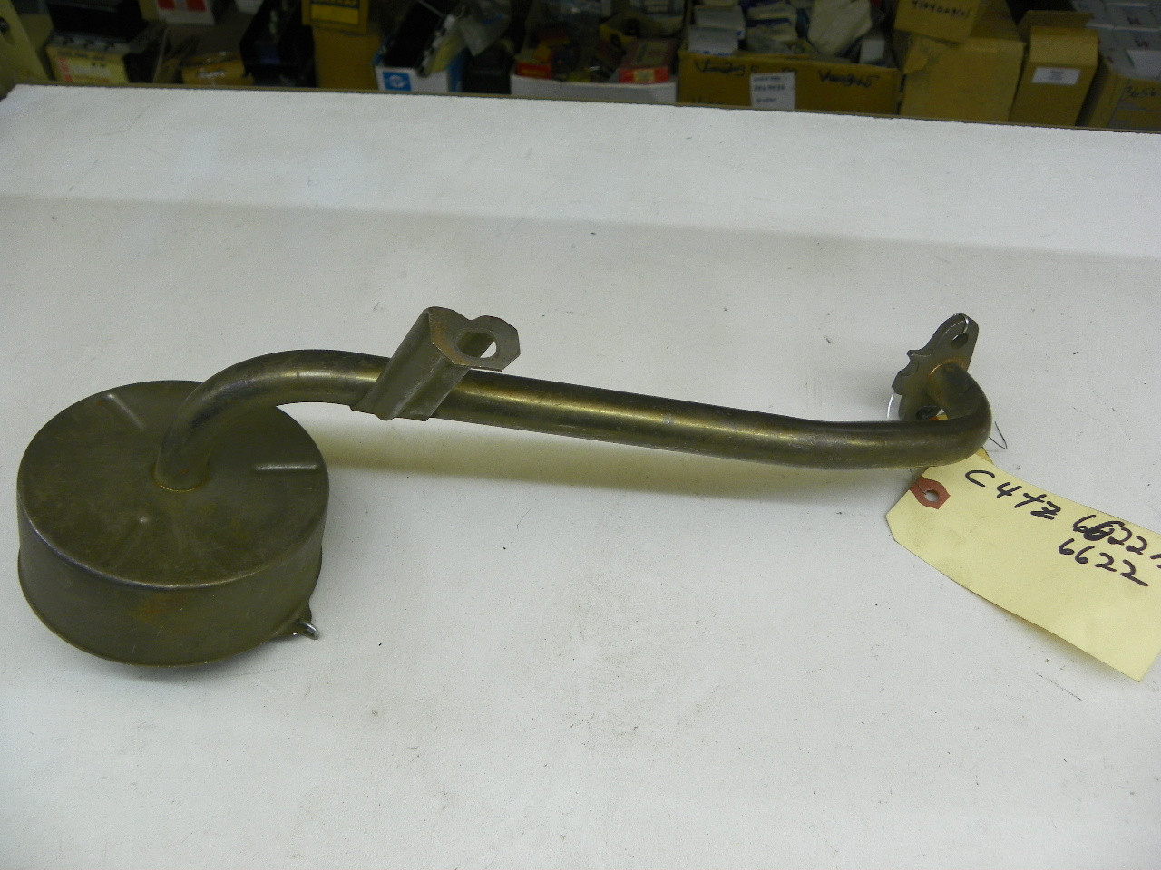 NOS Vintage OEM Ford Oil Pump Pickup Screen Tube C6TZ-6622-A for 1966 Ford Truck Bronco restoration. - Image 9