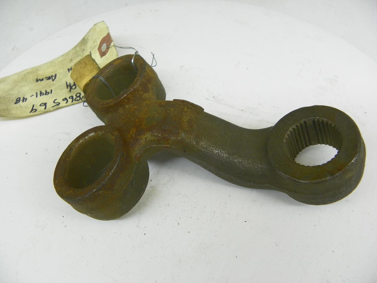 NOS Vintage Mopar Steering Gear Pitman Arm 866569 for 1941-1948 Plymouth Dodge DeSoto Chrysler restoration. - Image 5