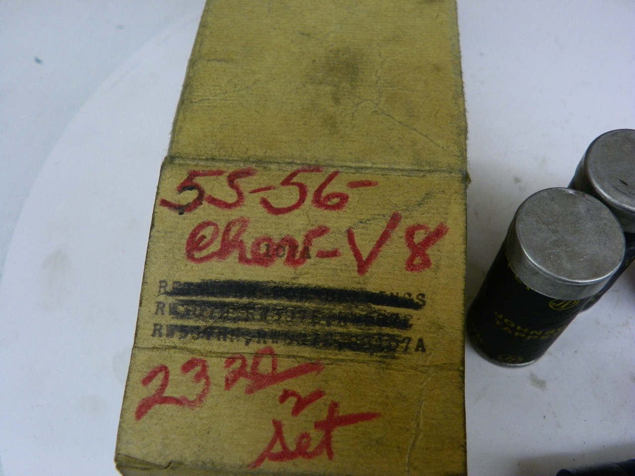 Johnson Tappets 107A Hydraulic Valve Lifters NORS for 1955-56 Chevrolet V8 restoration. - Image 2