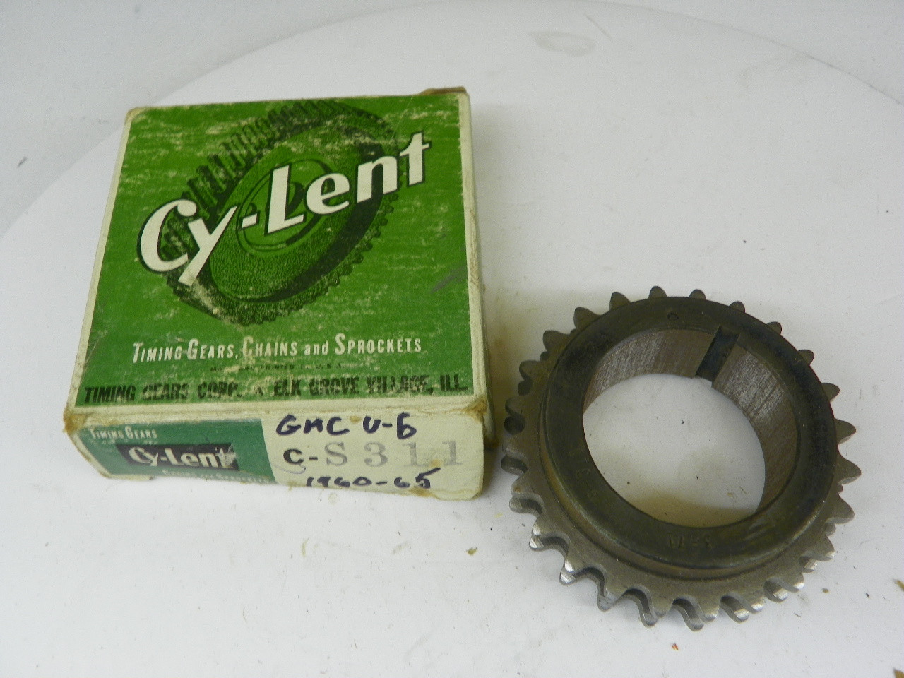 Cy-Lent S311 Timing Crank Sprocket for 1960-1965 GMC V6 305D 351 restoration - Image 1