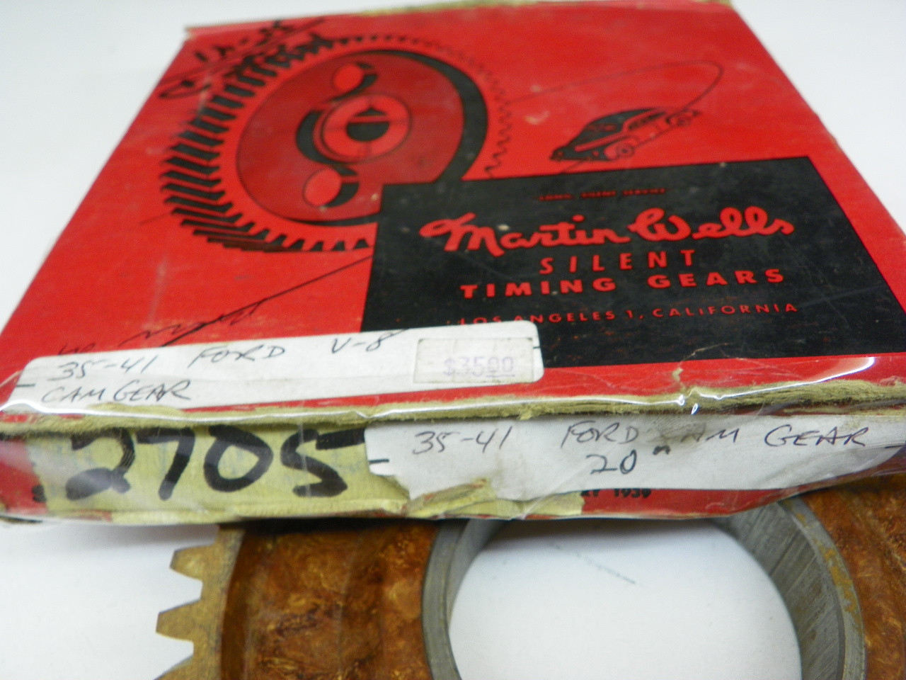 Martin Wells 2705 Cam Gear for 1935-1941 Ford V-8 Flathead engine restoration. - Image 2