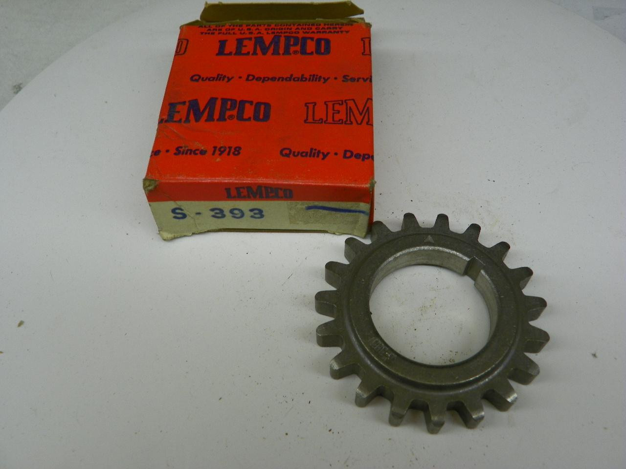 Lempco S-393 Crankshaft Sprocket for 1966-1984 Chevrolet V8 396 400 402 427 454 engine restoration. - Image 1