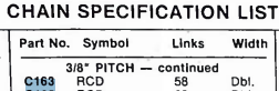 Cloyes C-163 Timing Chain for 1957-1982 Chevrolet Truck 327 350 V8 Double Row restoration. - Image 5
