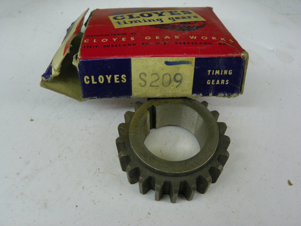 Cloyes S209 Crank Timing Gear for 1938-1942 Packard Six Eight Cyl restoration. - Image 1