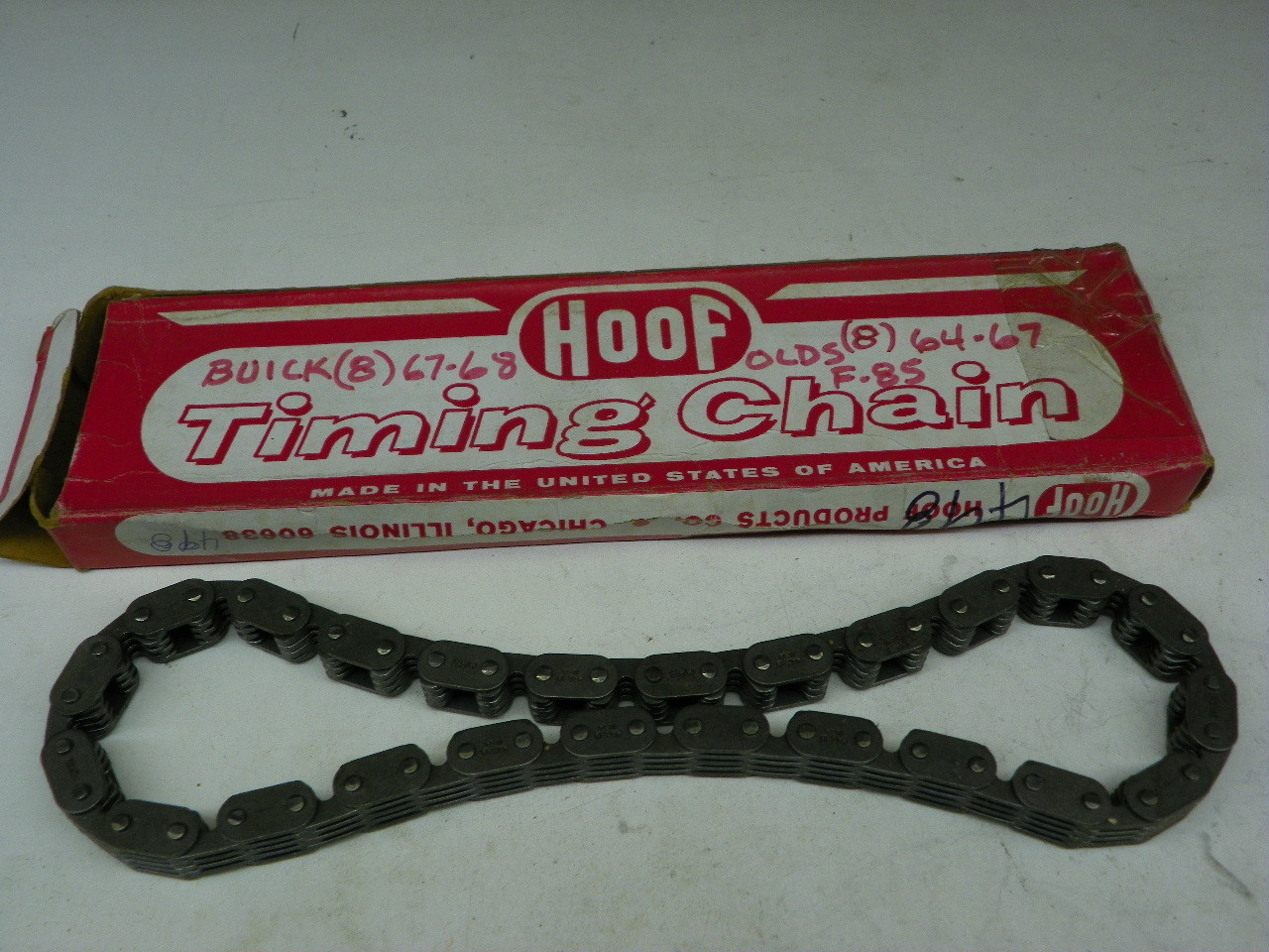 Hoof 498 Timing Chain for 1964-1968 Buick Oldsmobile V8 F-85 engine restoration. - Image 1