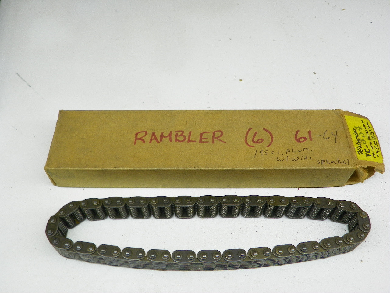 Wolverine TC-354 Precision Timing Chain for 1961-1964 Rambler 195ci 6-Cyl restoration. - Image 1