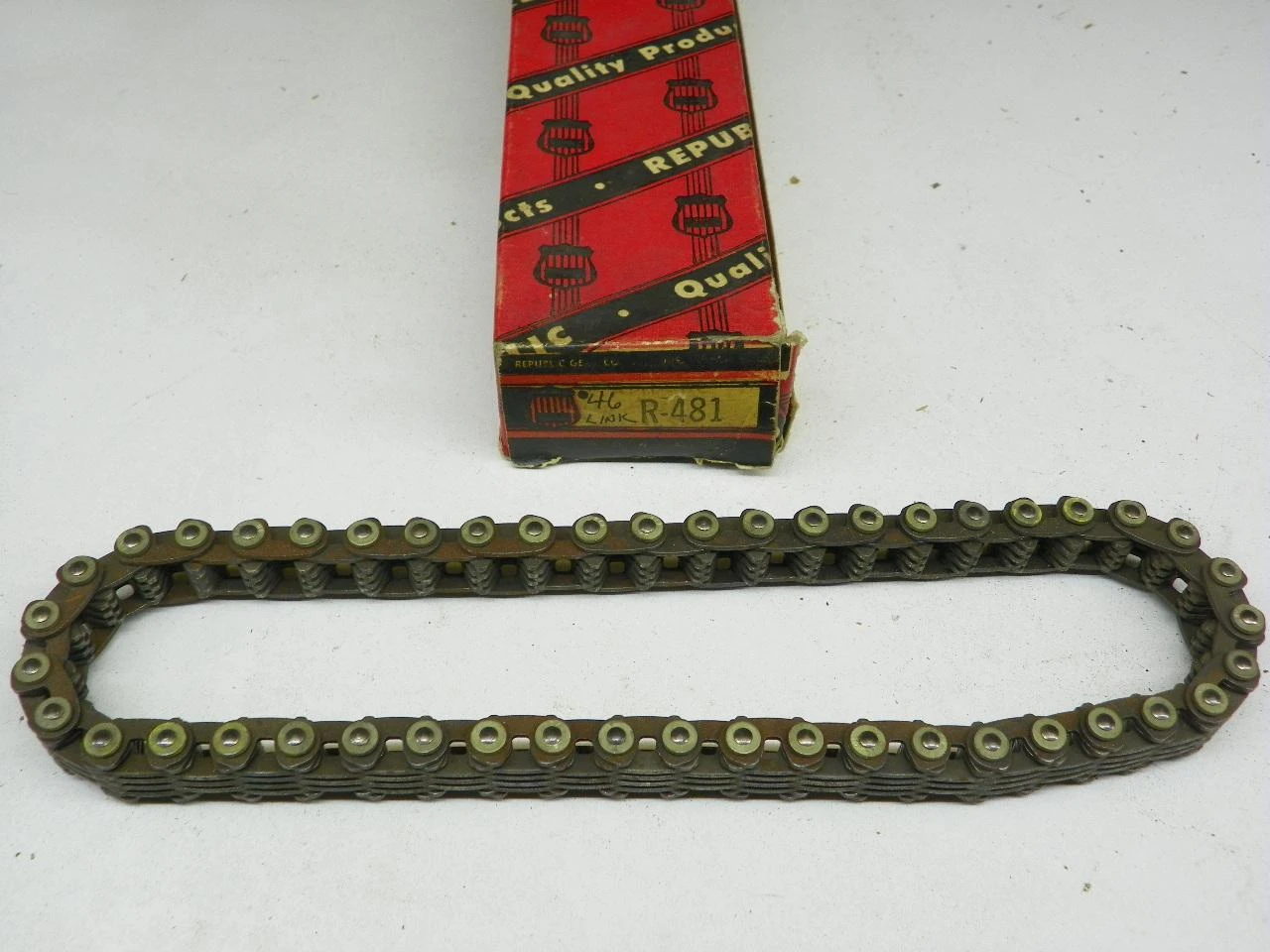 Republic R-481 Timing Chain for 1949-1958 Cadillac V8 restoration. - Image 1