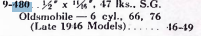 Republic R-480 Timing Chain for 1946-1949 Oldsmobile 66 76 6 Cylinder restoration. - Image 8
