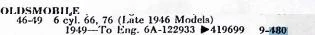 Republic R-480 Timing Chain for 1946-1949 Oldsmobile 66 76 6 Cylinder restoration. - Image 7