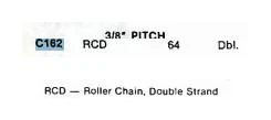 Cloyes C-162 Timing Chain for 1957-1965 Chevrolet GMC Truck V8 348 370 409 restoration. - Image 9