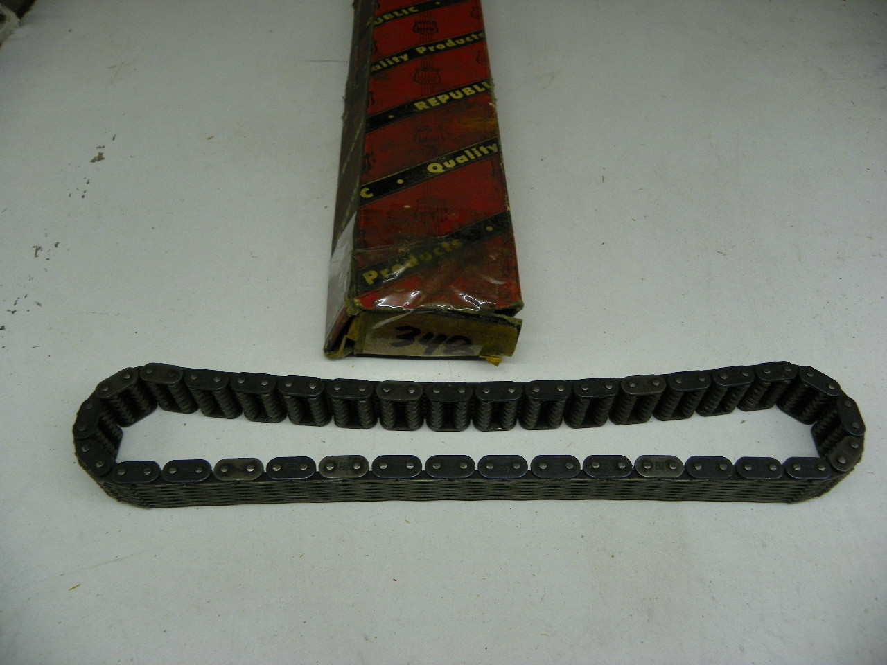 Republic C348 Timing Chain for 1951-1967 Chrysler Dodge Plymouth DeSoto V8 Engines restoration. - Image 1