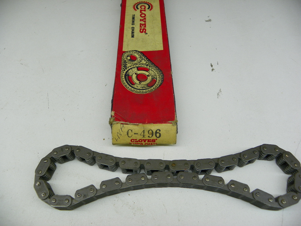 Cloyes C-496 Timing Chain NORS for vintage auto restoration. - Image 1