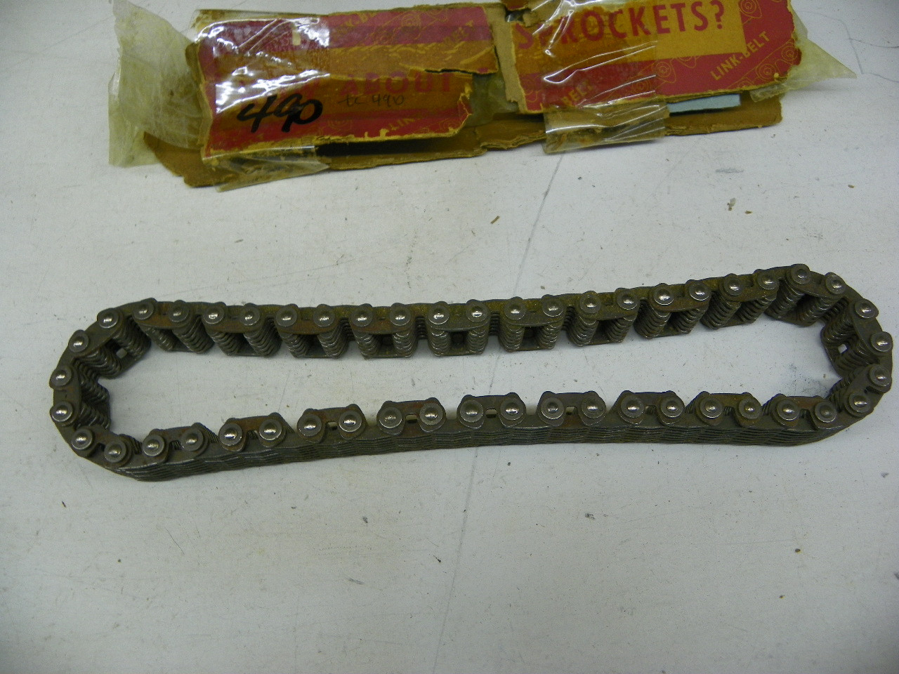Link-Belt 490 Timing Chain for 1955 Dodge Plymouth 6-Cylinder engine restoration. - Image 3