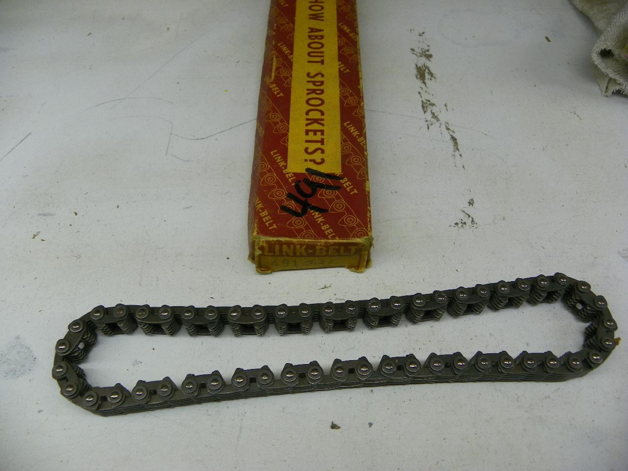 Link-Belt C491 Timing Chain for 1956-1984 Ford Lincoln Mercury Buick Edsel V8 restoration. - Image 1