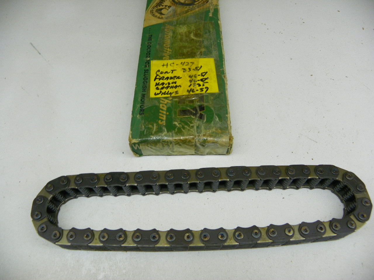 Whitney HC-427 Timing Chain for 1933-1964 Continental Frazer Kaiser Willys Graham Checker 6 Cyl restoration. - Image 1