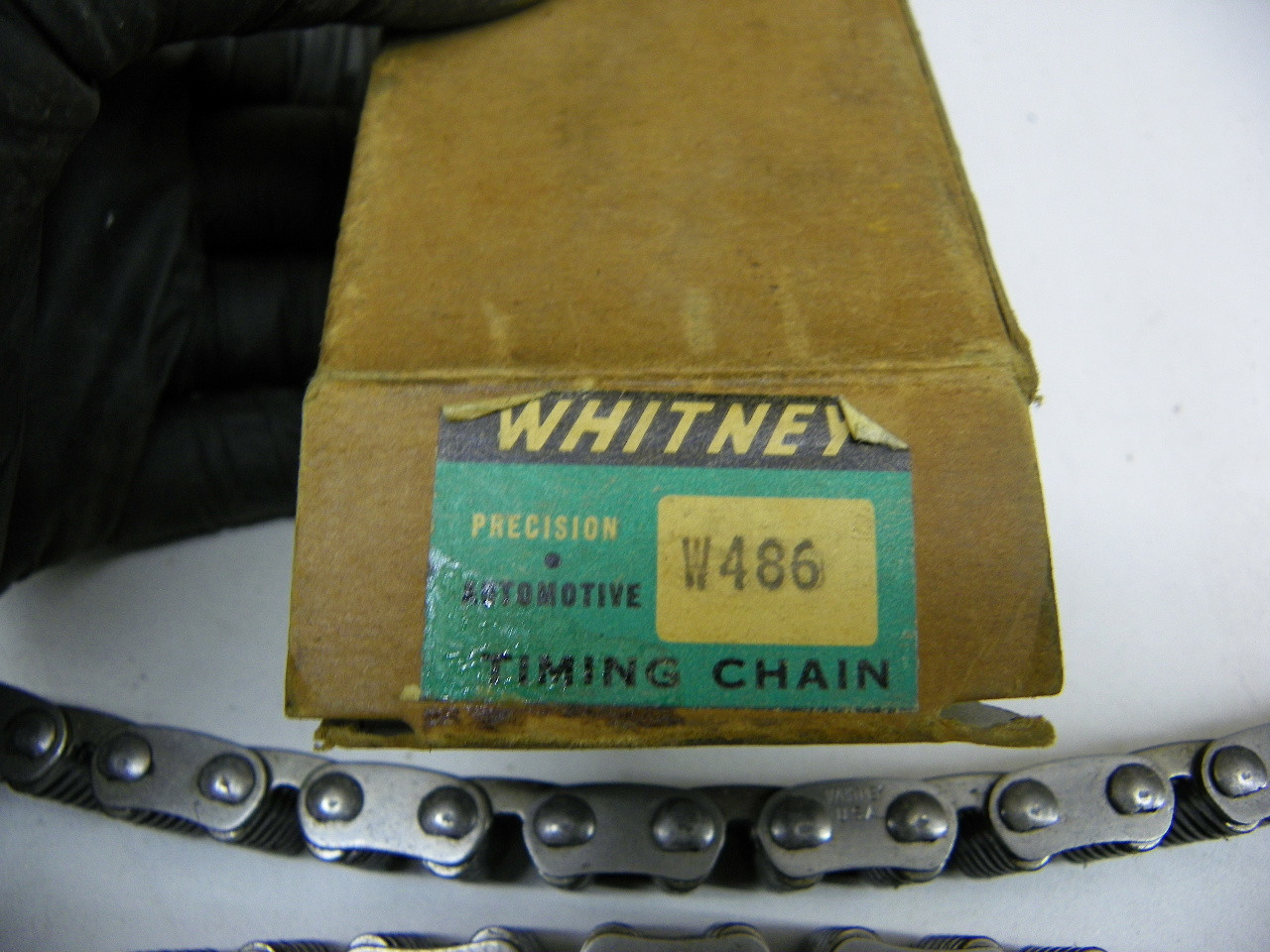 Whitney W486 Timing Chain for 1949-1950 Oldsmobile 6 Cylinder engine restoration. - Image 2