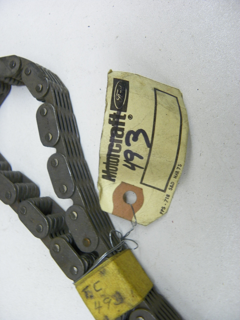 Motorcraft C493 Timing Chain for 1956-1984 Ford Mercury Lincoln Buick Edsel restoration. - Image 2