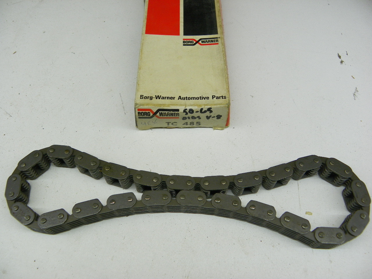 Borg-Warner TC 485 Timing Chain for 1950-1955 Oldsmobile V8 engine restoration. - Image 1