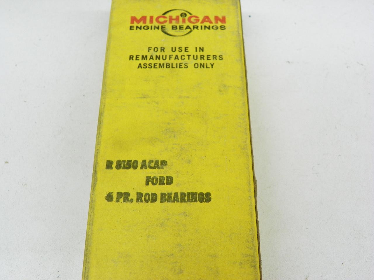 Michigan R8150ACAP.030 Rod Bearings for 1965-1972 Ford 240 300 6-Cyl engine restoration. - Image 3