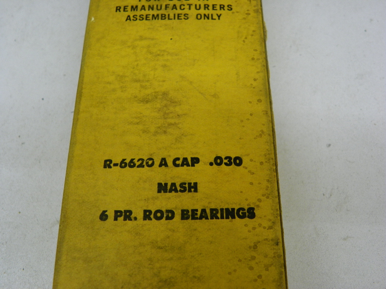 Michigan R-6620A CAP .030 Rod Bearings for 1942-1962 Nash AMC Rambler 6-Cylinder restoration. - Image 3