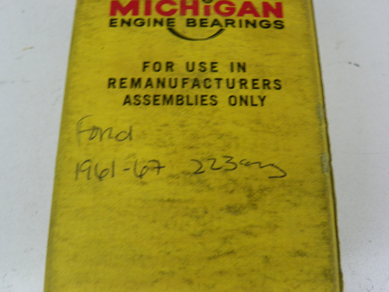 Michigan R7465B CAP .030 Connecting Rod Bearings for 1961-1967 Ford Mercury 223ci 6-Cylinder restoration. - Image 4