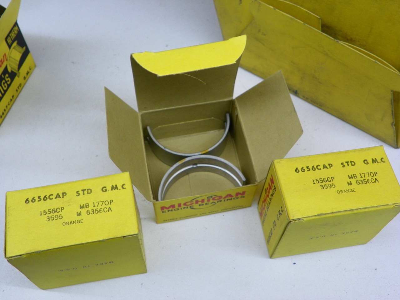 Michigan 831P Standard Crankshaft Main Bearings for 1955 Pontiac GMC V8 restoration - Image 5