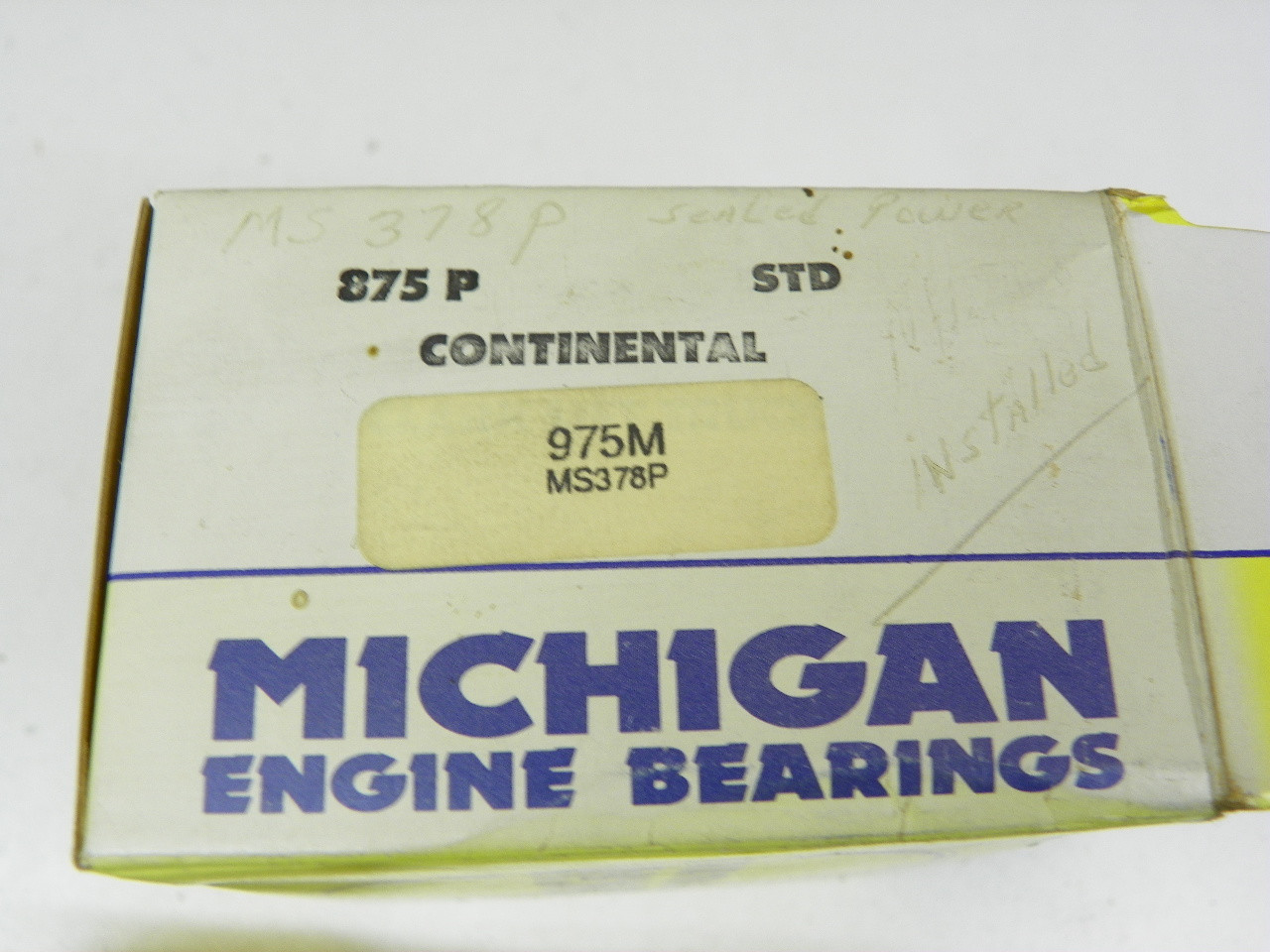 Michigan 875 P Main Bearing Set for Continental Z120 Z129 Z134 engine restoration. - Image 2