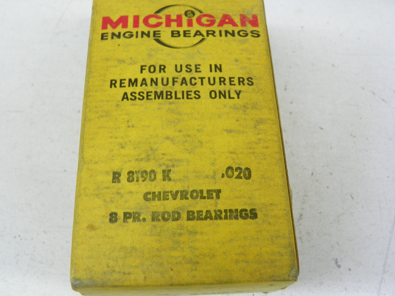 Michigan R8190K.020 Connecting Rod Bearings for Big Block Chevy V8 .020 US restoration. - Image 3