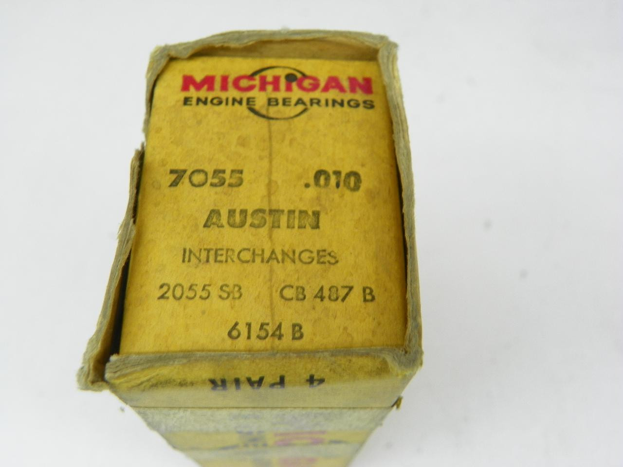 Michigan 7055 .010 Connecting Rod Bearings for 1964-1980 Austin MG Mini Sprite 1275cc A-Series restoration. - Image 2