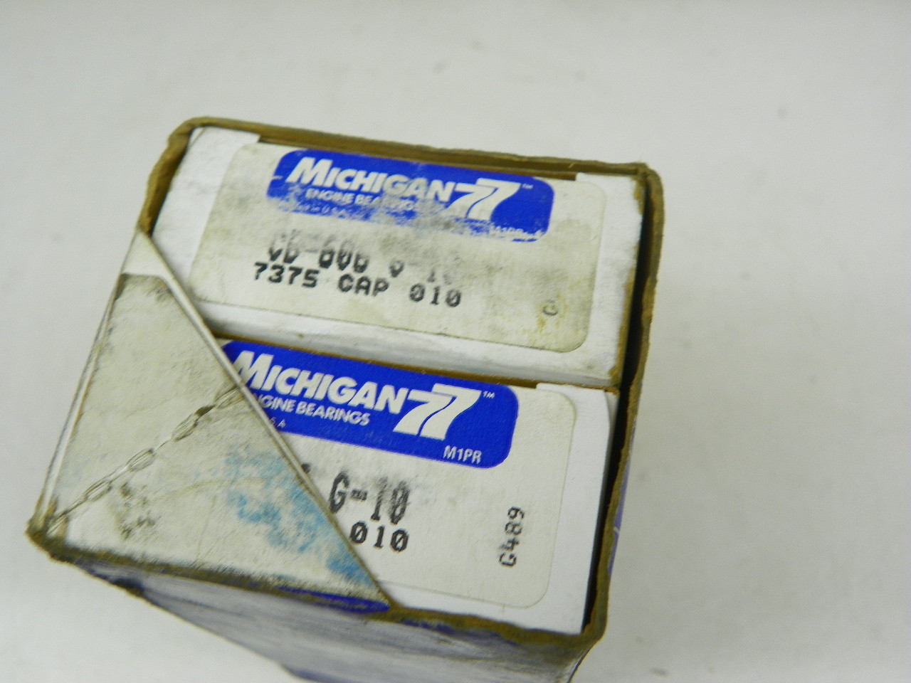 Michigan 7 CD-600 G-10 7375CAP .010 Connecting Rod Bearings for vintage auto restoration. - Image 2