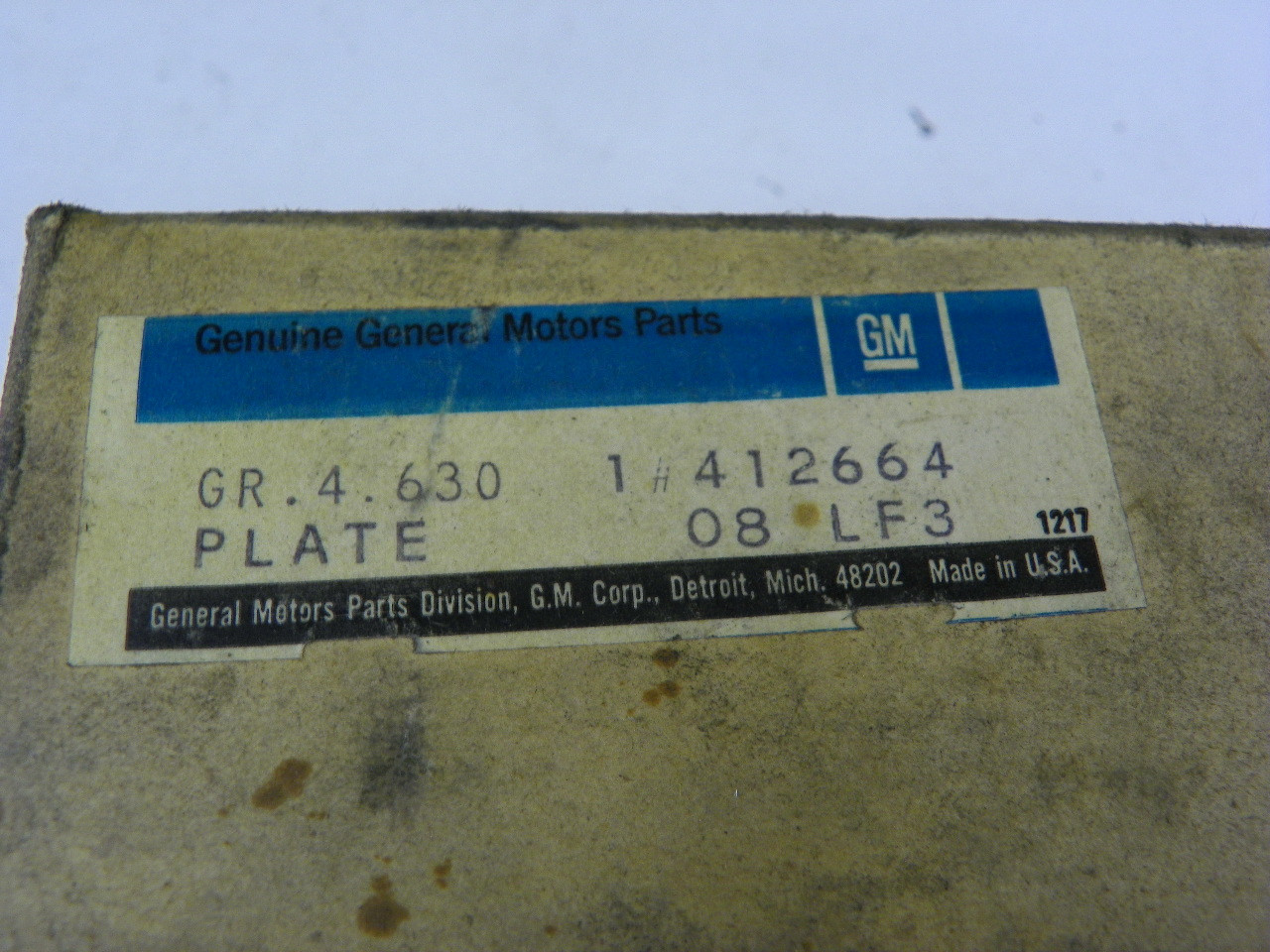 GM 412664/412665 Deluxe Automatic Brake Pedal Pad & Plate Assembly for 1973-1979 GM A-Body X-Body B-Body C-Body restoration. - Image 2